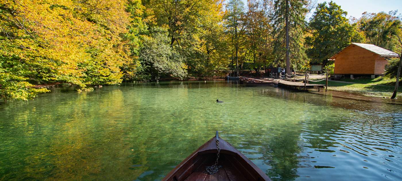 Nacionalni park Plitvička jezera, čamac.