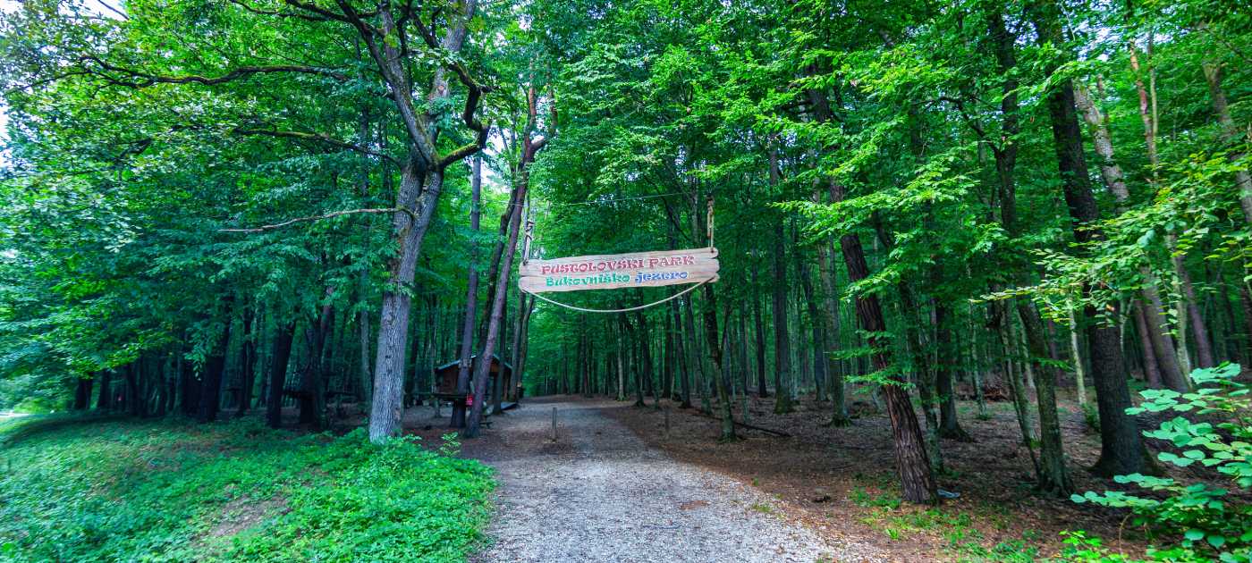 Lendava, Dobrovnik, adrenalinski park Bukovniško jezero.