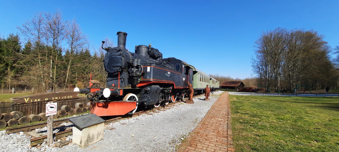 Včak u snijegu nalazi se u Velikom Grđevcu u Bjelovarsko-bilogorskoj županiji.