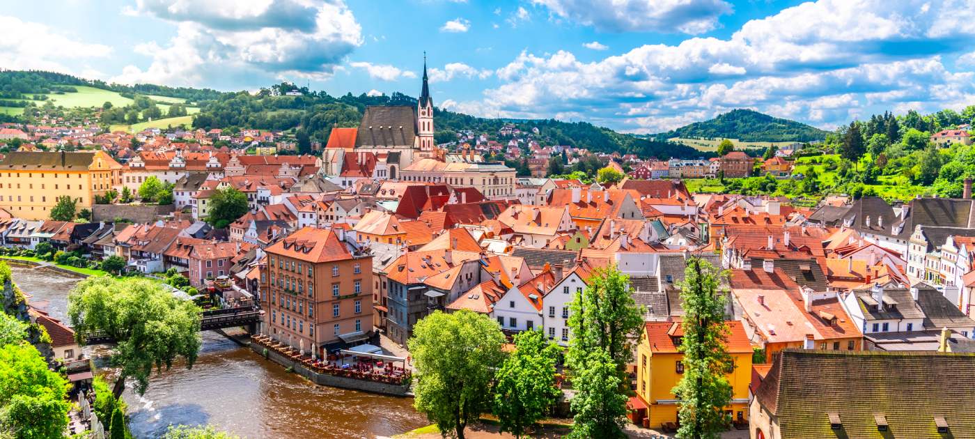 Český Krumlov mali gradić u Europi.