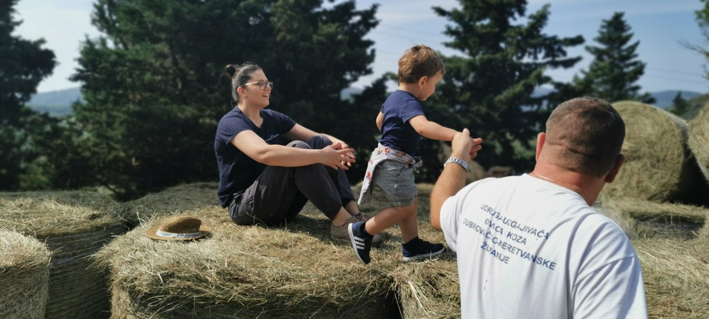 Jasmina Ferenac Antunović s obitelji.