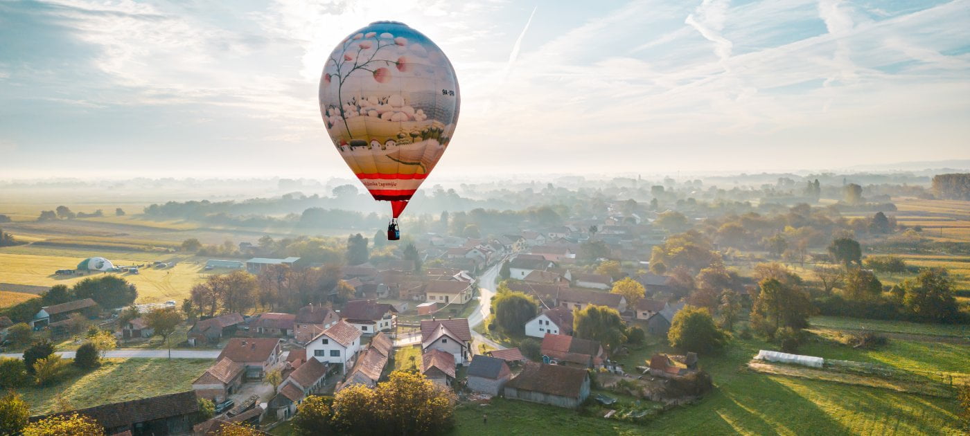 Letenje balonom na vrući zrak.