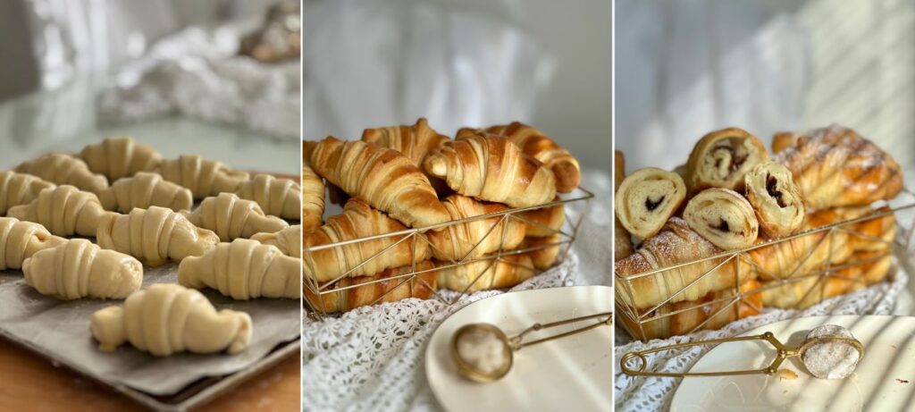 Domaći kroasani.