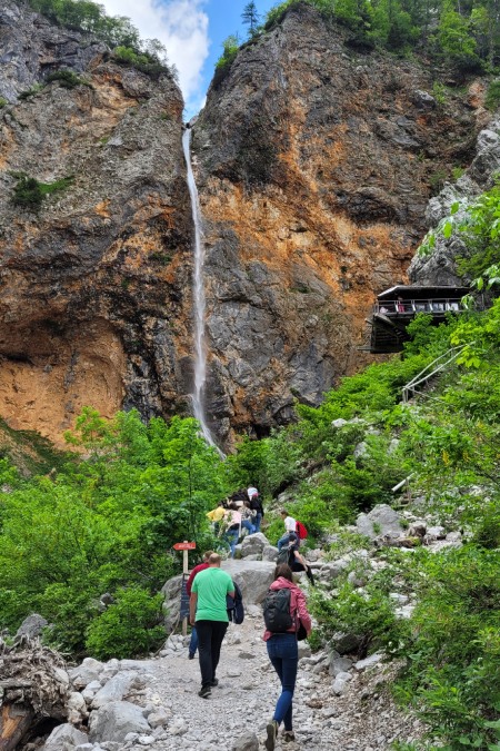 Logarska dolina. Slap Rinka.