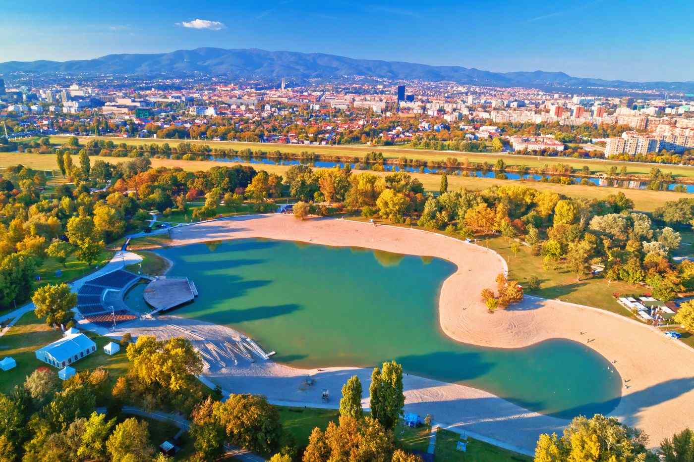 Zagrebačka jezera. Bundek.