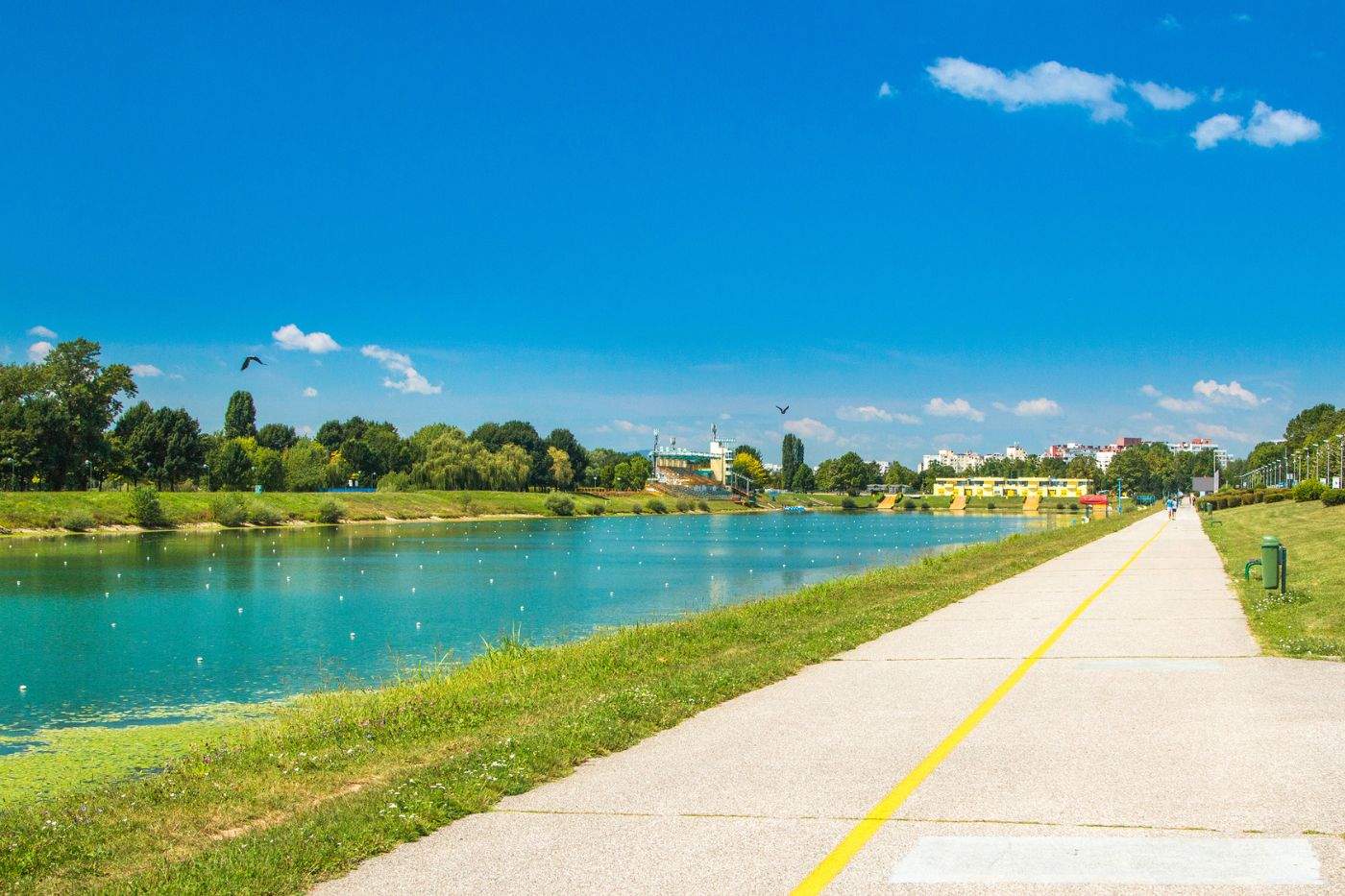 Zagrebačko jezero Jarun.