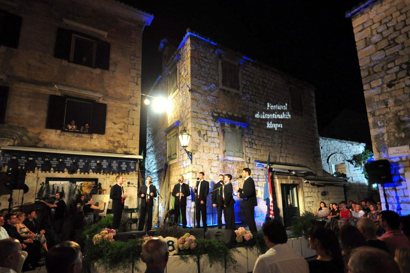 Omiš atrakcije. Festival dalmatinskih klapa. 