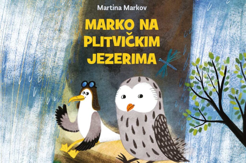 Edukativna slikovnica Marko na Plitvičkim jezerima. 