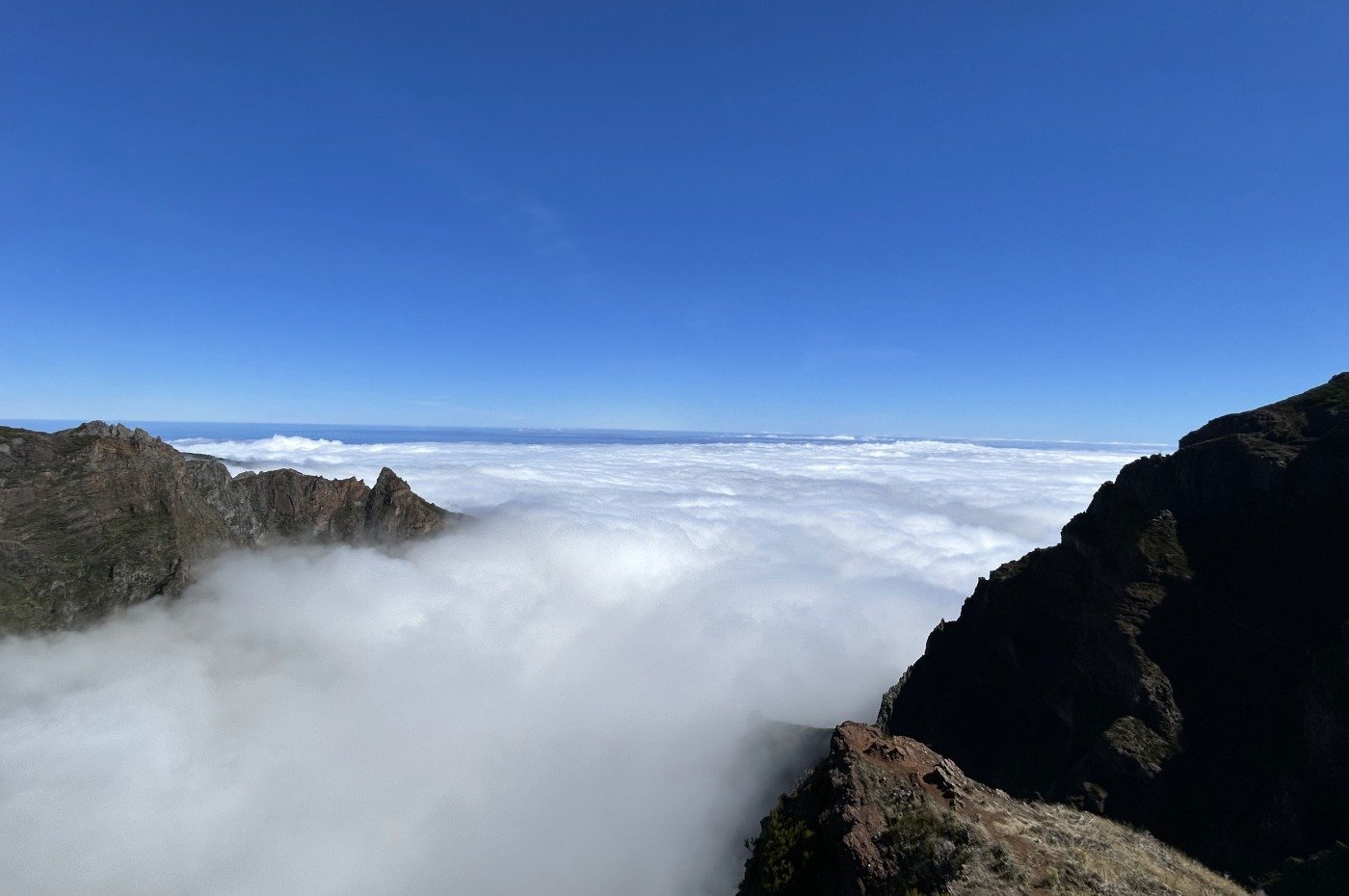 Madeira, Pico do Arieiro, iznad oblaka.