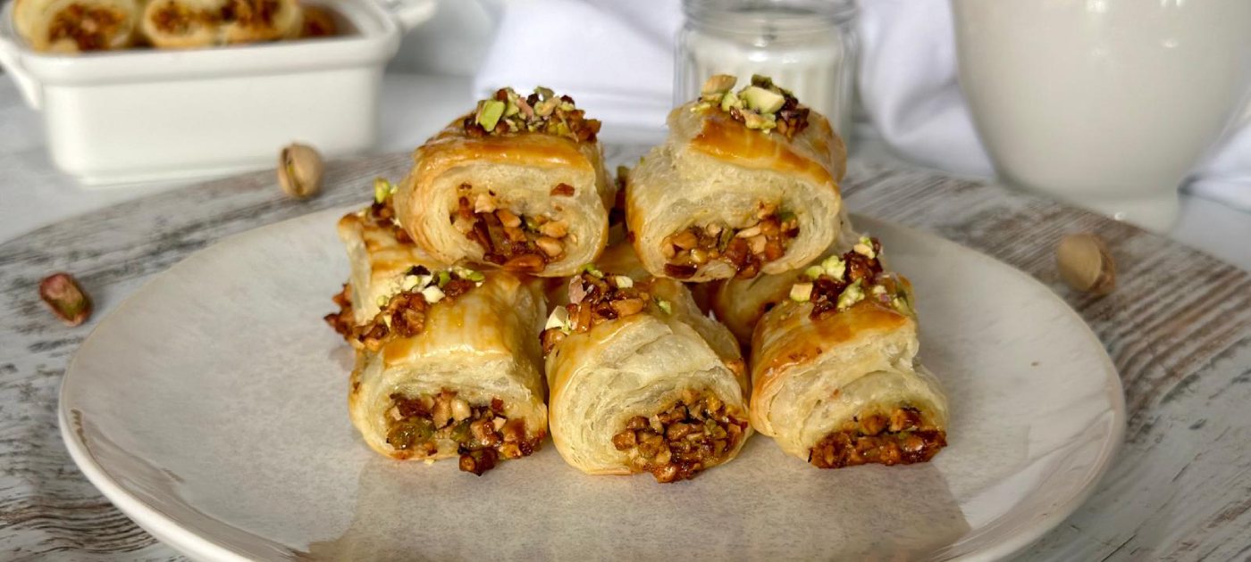 Mini baklave od lisnatog tijesta