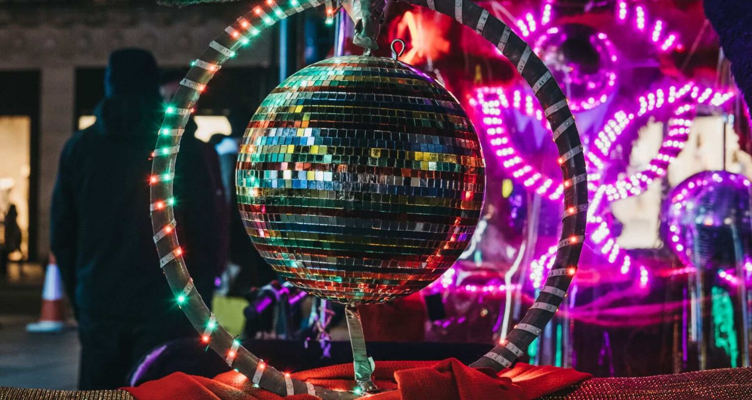 Silent disco, London.
