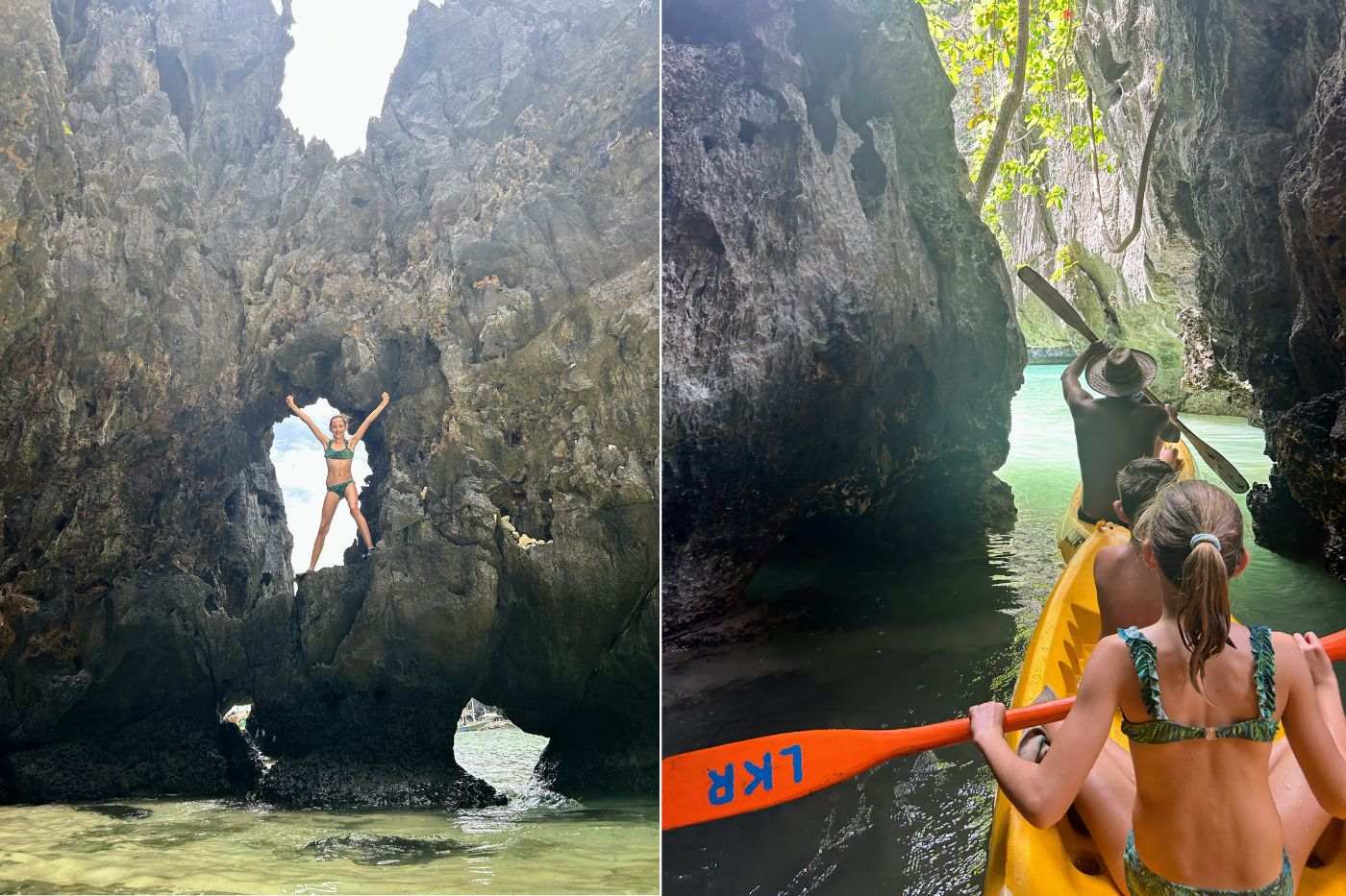 Palawan. Secret lagoon i Big lagoon.