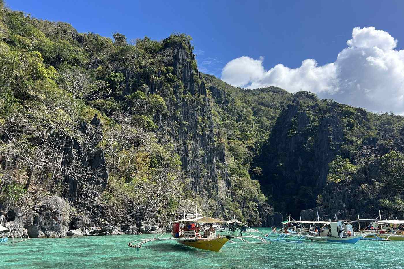 Filipini. Twin lagoon, Coron.