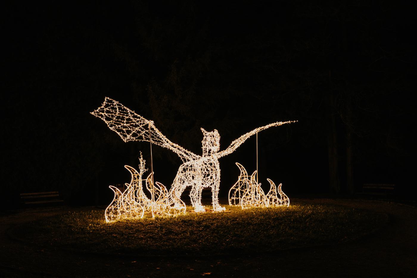 Trakošćan, Dvorac svjetla. 