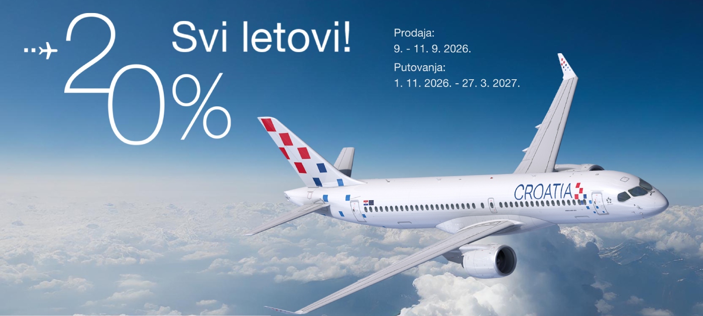 Croatia Airlines jesenska akcija